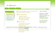 Tablet Screenshot of fleximeals.com.au